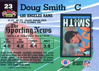 1992 Stadium Club #23 Doug Smith Back