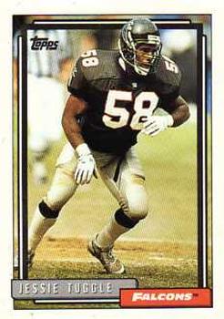 1992 Topps #92 Jessie Tuggle Front