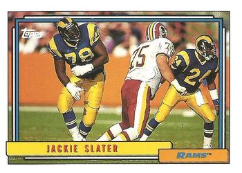 1992 Topps #443 Jackie Slater Front