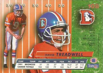 1992 Ultra #108 David Treadwell Back