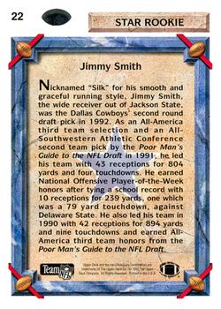 1992 Upper Deck #22 Jimmy Smith Back