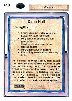 1992 Upper Deck #410 Dana Hall Back