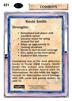 1992 Upper Deck #421 Kevin Smith Back