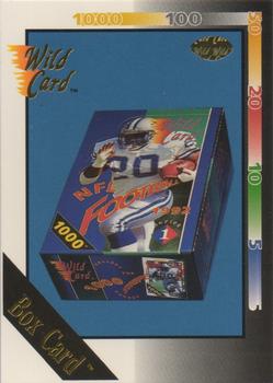 1992 Wild Card #NNO Box Card (Series 1 Box Redemption) Front
