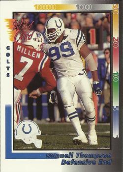 1992 Wild Card #157 Donnell Thompson Front