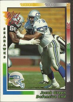 1992 Wild Card #218 Jacob Green Front