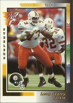 1992 Wild Card #232 Leon Searcy Front