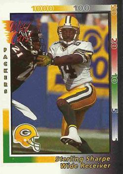 1992 Wild Card #52 Sterling Sharpe Front