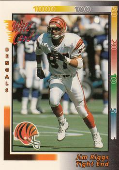 1992 Wild Card #457 Jim Riggs Front
