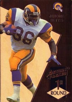 1993 Action Packed #172 Jerome Bettis Front