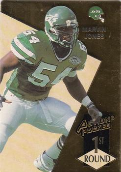 1993 Action Packed #166 Marvin Jones Front