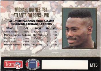 1993 Action Packed - Moving Targets #MT5 Michael Haynes Back