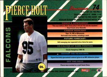 1993 Bowman #74 Pierce Holt Back