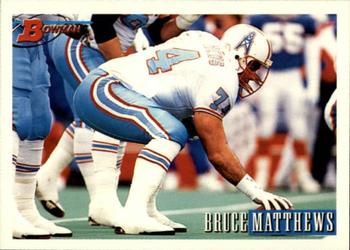 1993 Bowman #372 Bruce Matthews Front