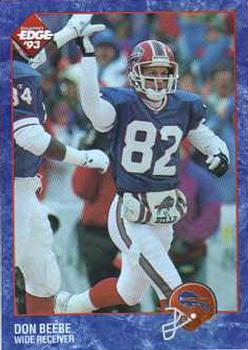 1993 Collector's Edge #317 Don Beebe Front