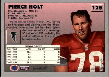 1993 Fleer #125 Pierce Holt Back