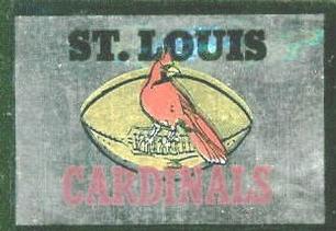 1960 Topps - Metallic Stickers #NNO St. Louis Cardinals Front