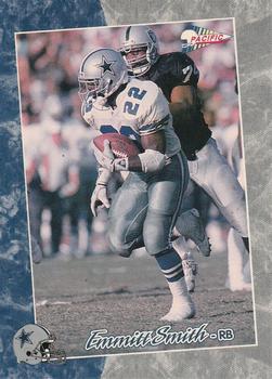 1993 Pacific #1 Emmitt Smith Front