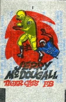 1961 Topps CFL - Magic Rub-Offs #NNO Gerry McDougall Front
