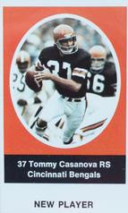 1972 Sunoco Stamps Update #NNO Tommy Casanova Front
