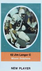 1972 Sunoco Stamps Update #NNO Jim Langer Front