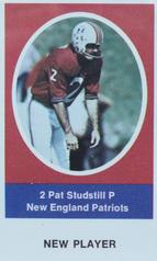 1972 Sunoco Stamps Update #NNO Pat Studstill Front