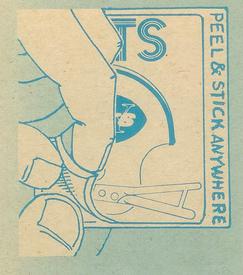 1977 Fleer Team Action - Stickers (Hi-Gloss Patches) #NNO Atlanta Falcons Logo Back