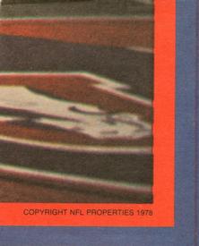 1978 Fleer Team Action - Stickers (Hi-Gloss Patches) #NNO Chicago Bears Helmet Back