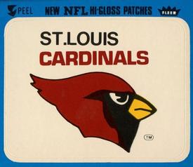 1978 Fleer Team Action - Stickers (Hi-Gloss Patches) #NNO St. Louis Cardinals Logo Front