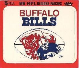 1979 Fleer Team Action - Stickers (Hi-Gloss Patches) #NNO Buffalo Bills Logo Front