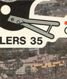 1979 Fleer Team Action - Stickers (Hi-Gloss Patches) #NNO New Orleans Saints Helmet Back