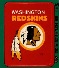 1979 Fleer Team Action - Stickers (Hi-Gloss Patches) #NNO Washington Redskins Logo Front