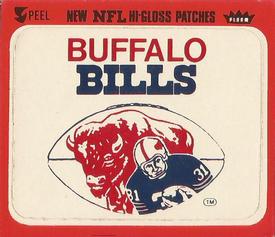 1979 Fleer Team Action - Stickers (Hi-Gloss Patches) #NNO Buffalo Bills Logo Front