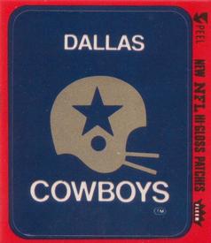 1979 Fleer Team Action - Stickers (Hi-Gloss Patches) #NNO Dallas Cowboys Logo Front