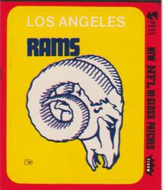 1979 Fleer Team Action - Stickers (Hi-Gloss Patches) #NNO Los Angeles Rams Logo Front