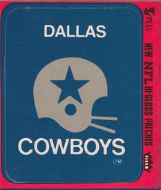 1980 Fleer Team Action - Stickers (Hi-Gloss Patches) #NNO Dallas Cowboys Logo Front