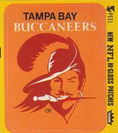 1980 Fleer Team Action - Stickers (Hi-Gloss Patches) #NNO Tampa Bay Buccaneers Logo Front