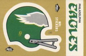 1982 Fleer Team Action - Stickers #NNO Philadelphia Eagles Helmet Front