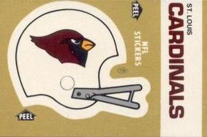 1982 Fleer Team Action - Stickers #NNO St. Louis Cardinals Helmet Front