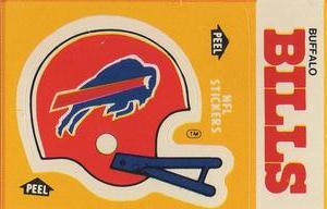1984 Fleer Team Action - Stickers #NNO Buffalo Bills Helmet Front