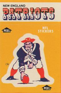 1984 Fleer Team Action - Stickers #NNO New England Patriots Logo Front