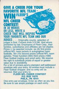 1985 Fleer Team Action - Stickers #NNO Denver Broncos Helmet Back