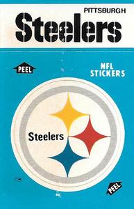 1985 Fleer Team Action - Stickers #NNO Pittsburgh Steelers Logo Front