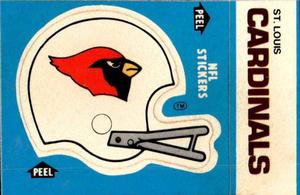 1985 Fleer Team Action - Stickers #NNO St. Louis Cardinals Helmet Front