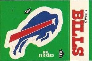 1986 Fleer Team Action - Stickers #NNO Buffalo Bills Logo Front