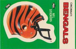 1986 Fleer Team Action - Stickers #NNO Cincinnati Bengals Helmet Front