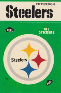1986 Fleer Team Action - Stickers #NNO Pittsburgh Steelers Logo Front