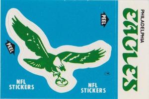 1987 Fleer Team Action - Stickers #NNO Philadelphia Eagles Logo Front