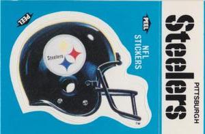 1987 Fleer Team Action - Stickers #NNO Pittsburgh Steelers Helmet Front