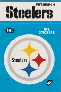 1987 Fleer Team Action - Stickers #NNO Pittsburgh Steelers Logo Front